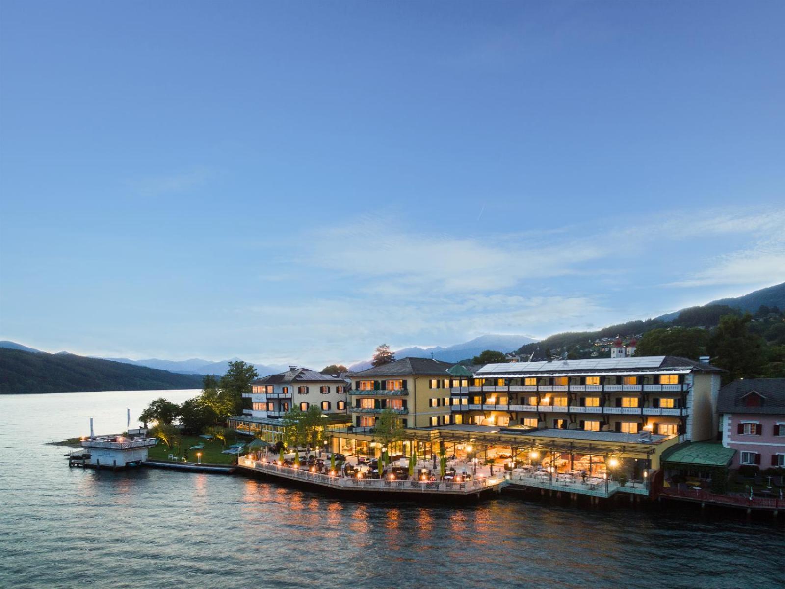 Seeglueck Hotel Forelle Superior Millstatt Exterior photo